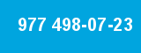 977 498-07-23 977 498-07-23